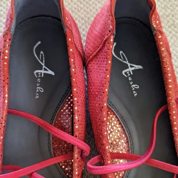 Anesha NWOT Disco Ballet Flats 💲ON SALE💲 - Picture 8 of 12